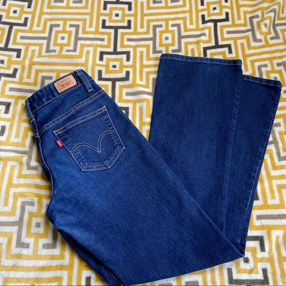 Levi’s Jeans Blue Juniors Womens 7 Large - Picture 4 of 7